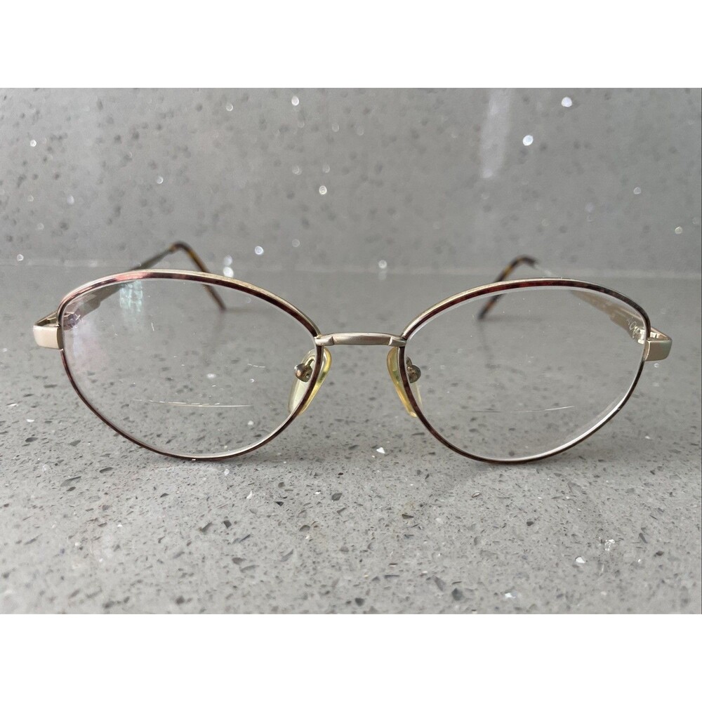 AO Safety YP20 Z87-2 53-17-135 Demi/Gold Full Rim Eyeglasses Frames ONLY Tortois